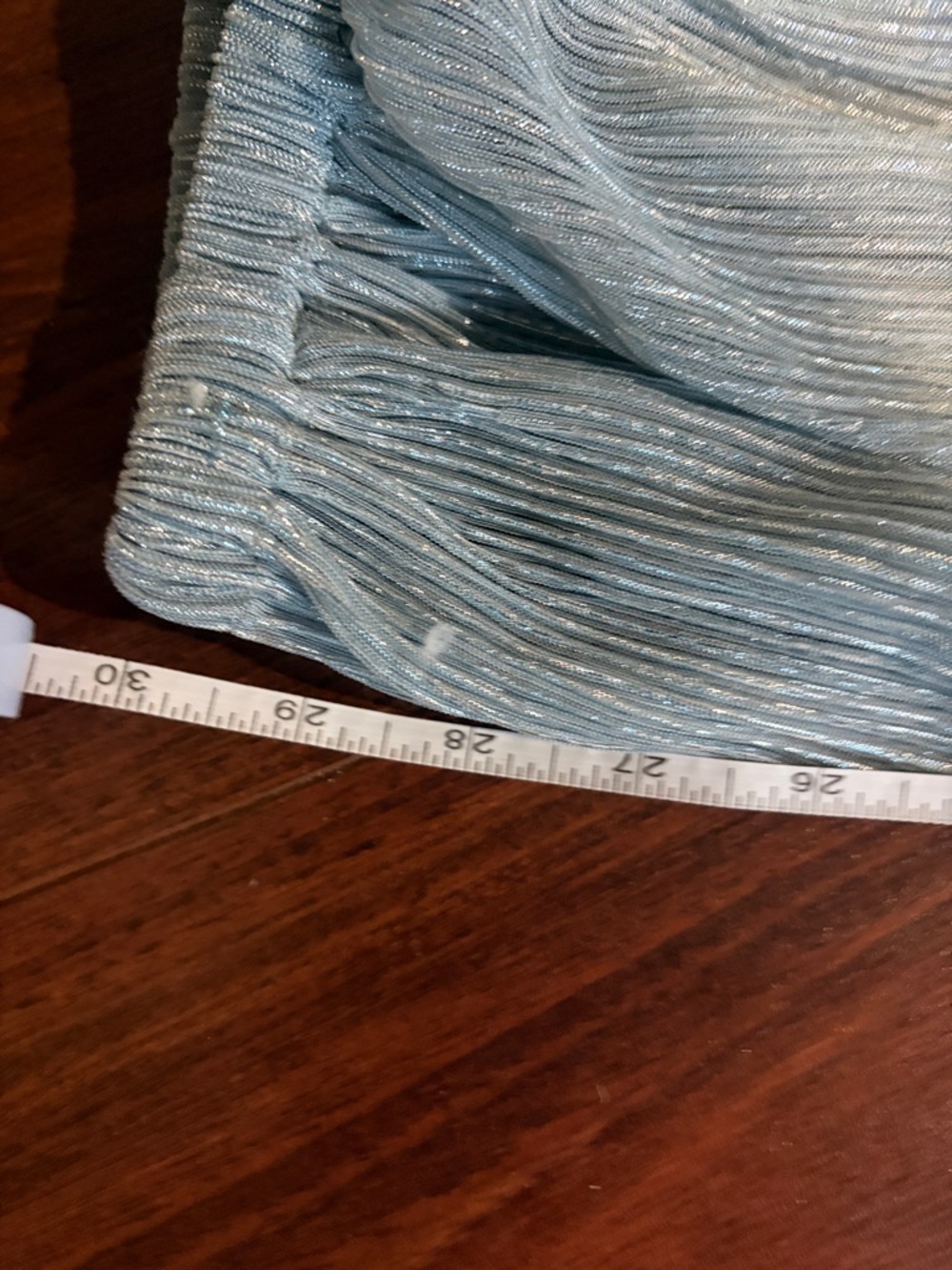 Free People Shimmer Metallic Balloon Pants. Aqua Mint: Metallic Baby Blue. Small - Picture 13 of 17